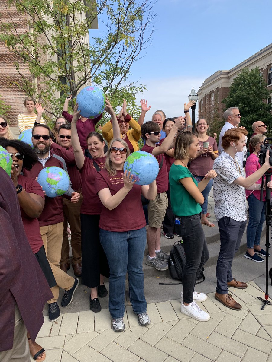 meredithmcquaid's tweet photo. All of us in the GPS Alliance welcome the 17th president to The U of M! #UMNproud #GoGlobalwithGabel #WelcoMNGabel #satgps https://t.co/XTe2KREFqJ