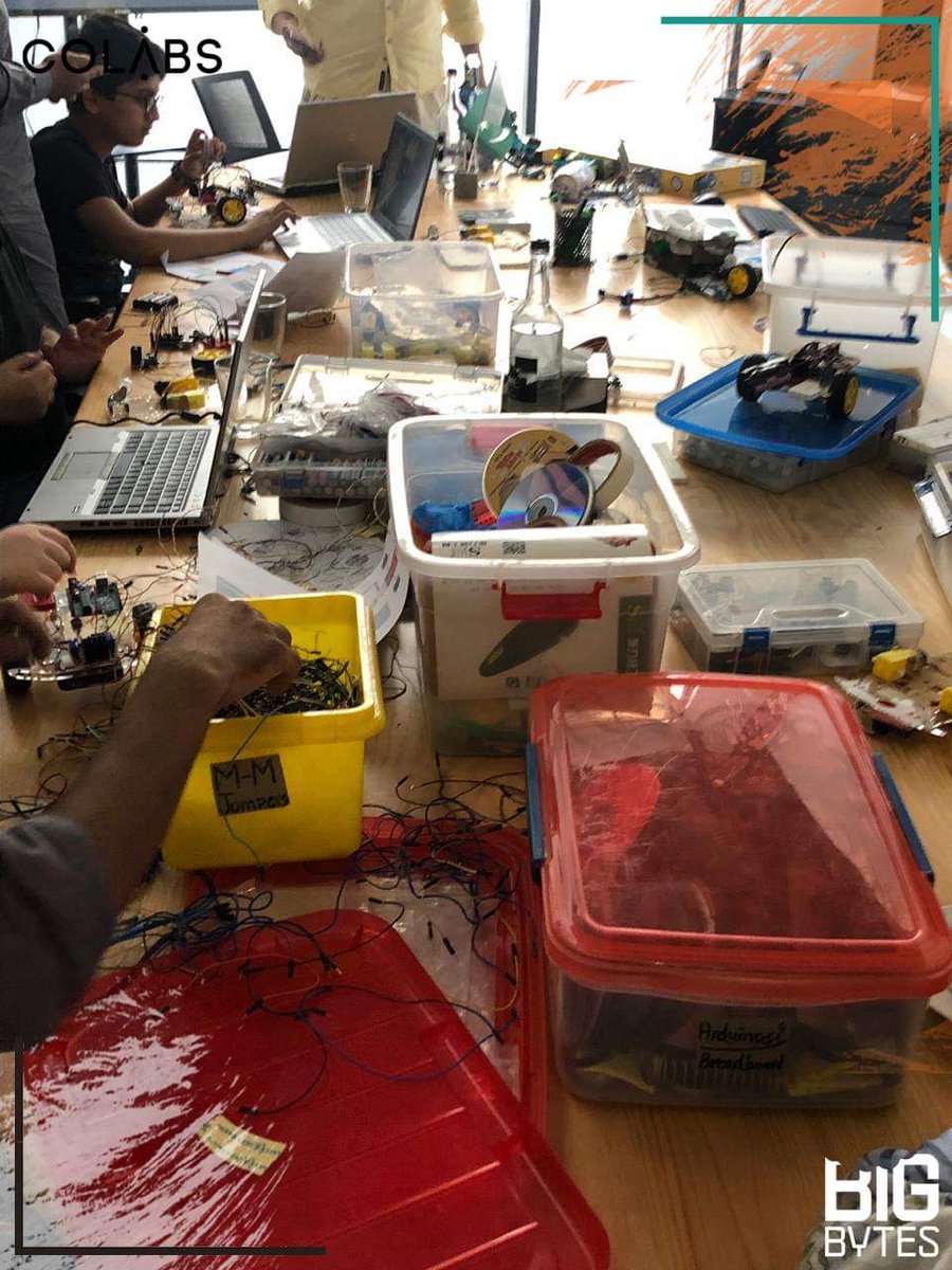bigbytespk's tweet image. It does get quite messy whenever and wherever we open our makerspace. This semi-structured chaos leaves the room open for experiments and opens up opportunities for innovation.

#bigbytes #colabspk #makers #makermovement #creativity #experiments #robotics #club #lahore #pakistan