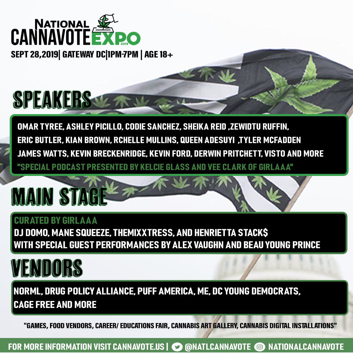 NATLCannavote's tweet photo. DON'T FORGET!!

The giveaway closes tonight! 

The winner will be announced at 6pm EST!

DETAILS:
check out our instagram page for details! 
https://t.co/2Mn7FaQAUK

Winners announced TONIGHT at 6pm!! https://t.co/wzFcNRJwYm