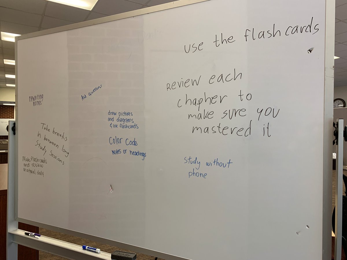 lrlearningcom's tweet image. The Lohr Learning Commons recently held our 2nd Peer Tutor Retreat on September 7th for each of our new and returning peer tutors, along with Speech Lab and Math/CS Lab peer tutors.

Below are some of the ideas that the tutors generated during this retreat! 
#thankyoututors
