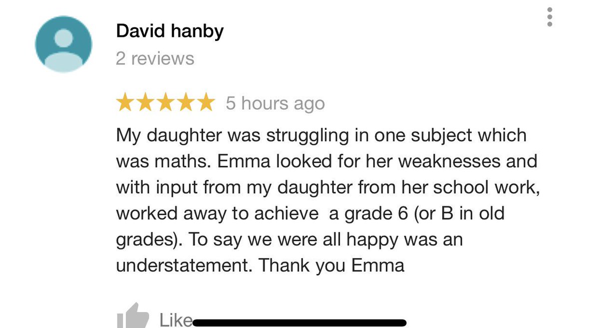 #fivestar #review #google #gcseresults #exams #maths #english #science #tailoredsupport #121tuition #sunderland #redcar #darlington #southshields