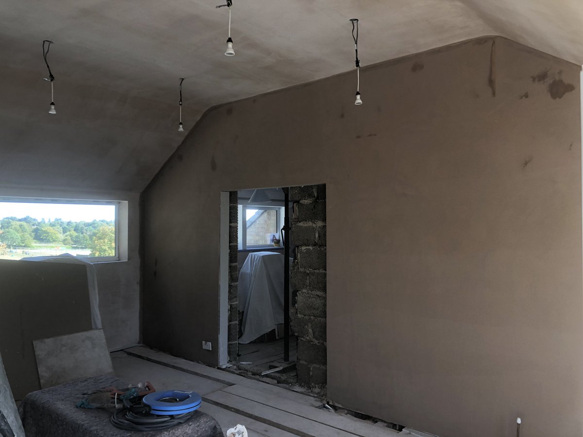 Adstheplasterer's tweet image. Lovely Extension all finished so the customer can move into this new side and then have the existing knocked around #adamleeplasteringltd