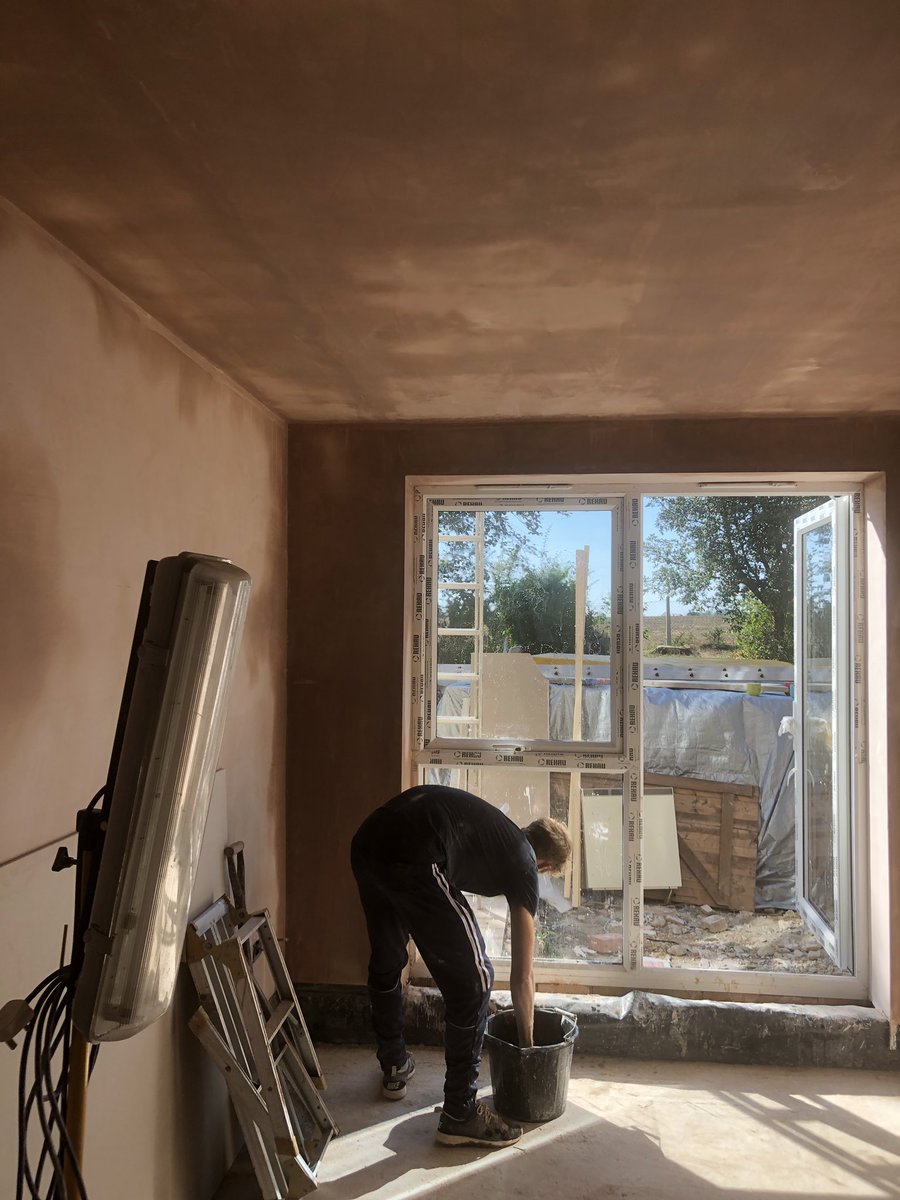 Adstheplasterer's tweet image. Lovely Extension all finished so the customer can move into this new side and then have the existing knocked around #adamleeplasteringltd