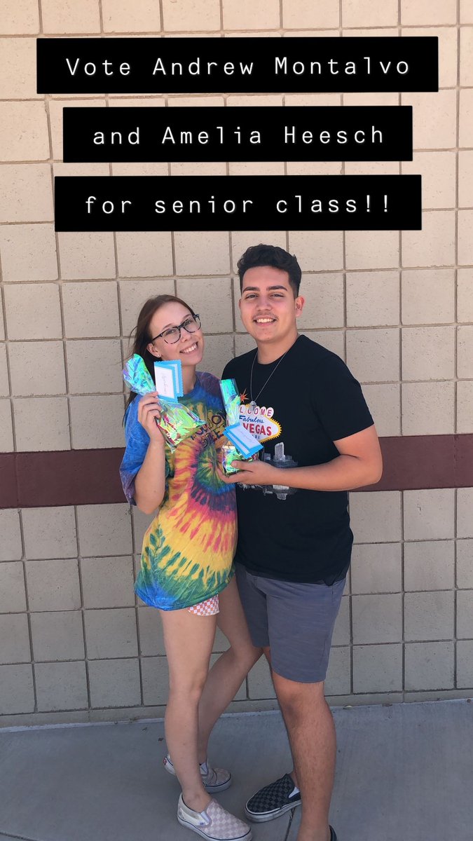 Vote Andrew Montalvo and Amelia Heesch for hoco Royalty!