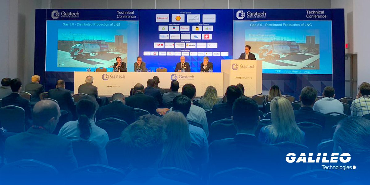 Many thanks for attending #SmallScaleLNG conference. I enjoyed the opportunity to speak at #GastechEvent. The more we address #energytransition through Distributed LNG Production, the sooner clean and cheap energy will reach new consumers - <a href="/gabriel_lorenzi/">Gabriel Lorenzi</a> Sales VP in <a href="/GALILEOAR/">Galileo Technologies</a>