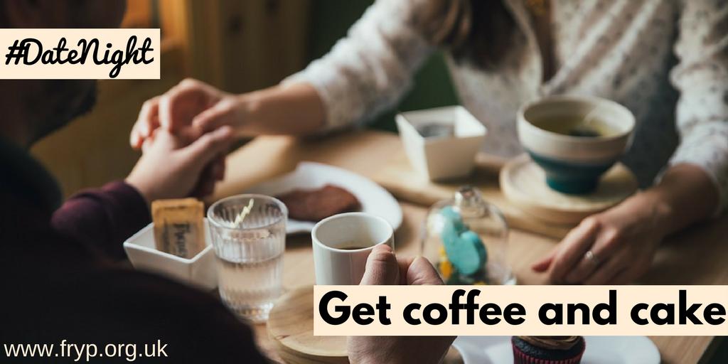 FRYPwebsite's tweet photo. Find a nice cafe and get some coffee and cake. Enjoy a relaxing afternoon together chatting and getting to know each other better. #DateNight https://t.co/ErbTIvjDL1