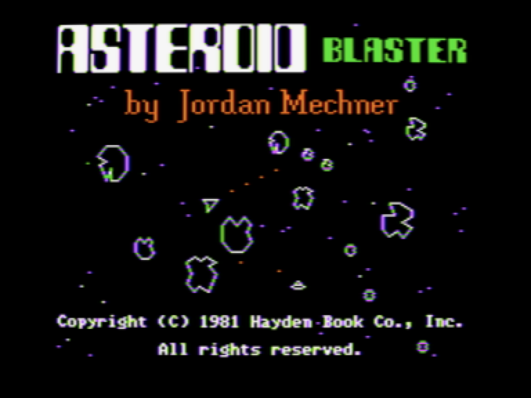 title screenshot from