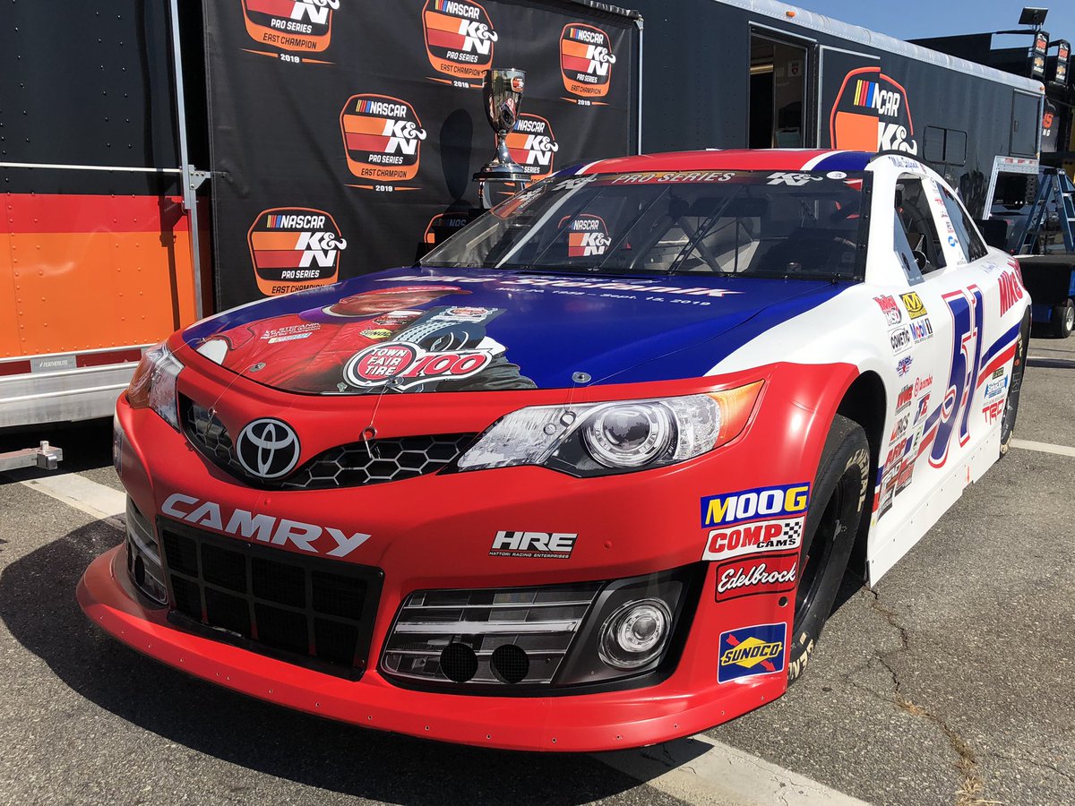 C_Wr1ght's tweet photo. Mike Stefanik , 9 Time #NASCAR #CHAMP being honored by many this weekend @NHMS #FullThrottleWeekend nice tribute @MaxMcLaughlin_ and @Hattori_Racing #RIPChamp thoughts and prayers to all family and friends. https://t.co/KCPB3gukcU