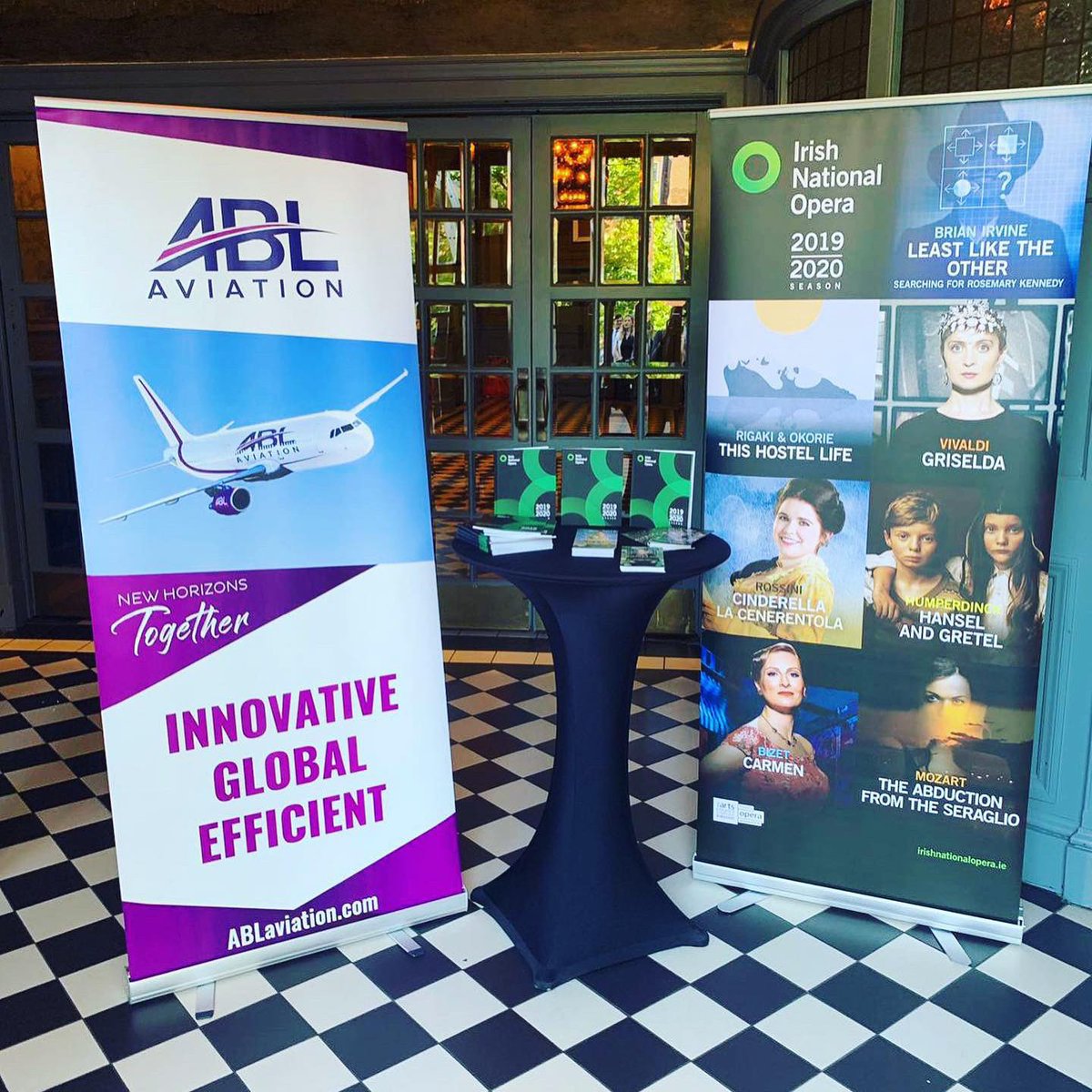 ABLaviation's tweet photo. Exciting News! 
We couldn’t be happier to announce our new partnership with the Irish National Opera. The #INOStudio is now the #ABLAviationOperaStudio. We’re thrilled to be working with the Irish National Opera to help secure the future of Irish opera. #NewHorizonsTogether https://t.co/k9yEmLG32k