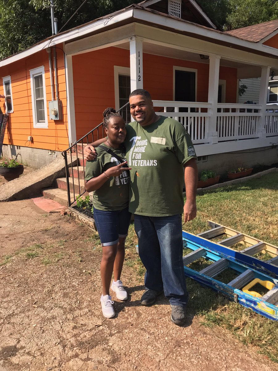 Celebration of Service 2019 #choosetoserve <a href="/THDQuinn/">Troy Quin</a> <a href="/JetaunOsborne/">JeTaun N.-Osborne</a> so much fun!