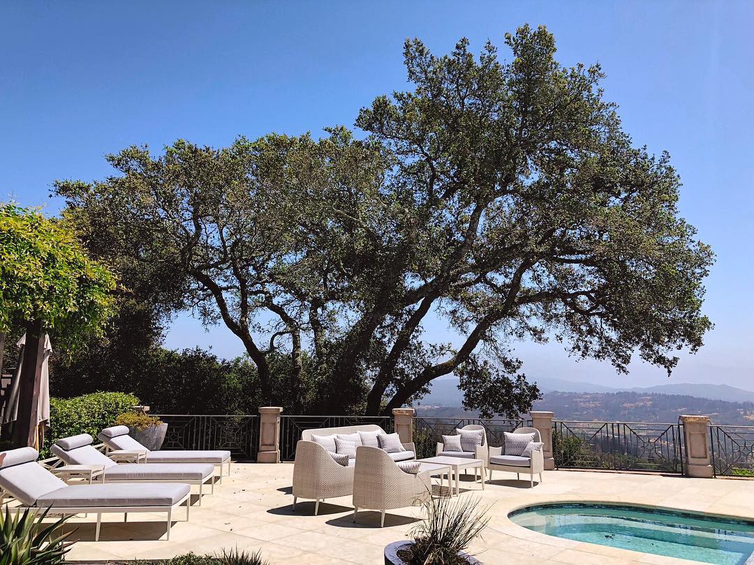 janusetcie's tweet image. This gorgeous poolside space at Petrichor Vineyards designed by Lauren Nelson Design showcases a Katachi lounge group paired with Azimuth Chaise Lounges.

#janusetcie #adoureoutdoor #poolsidedesign