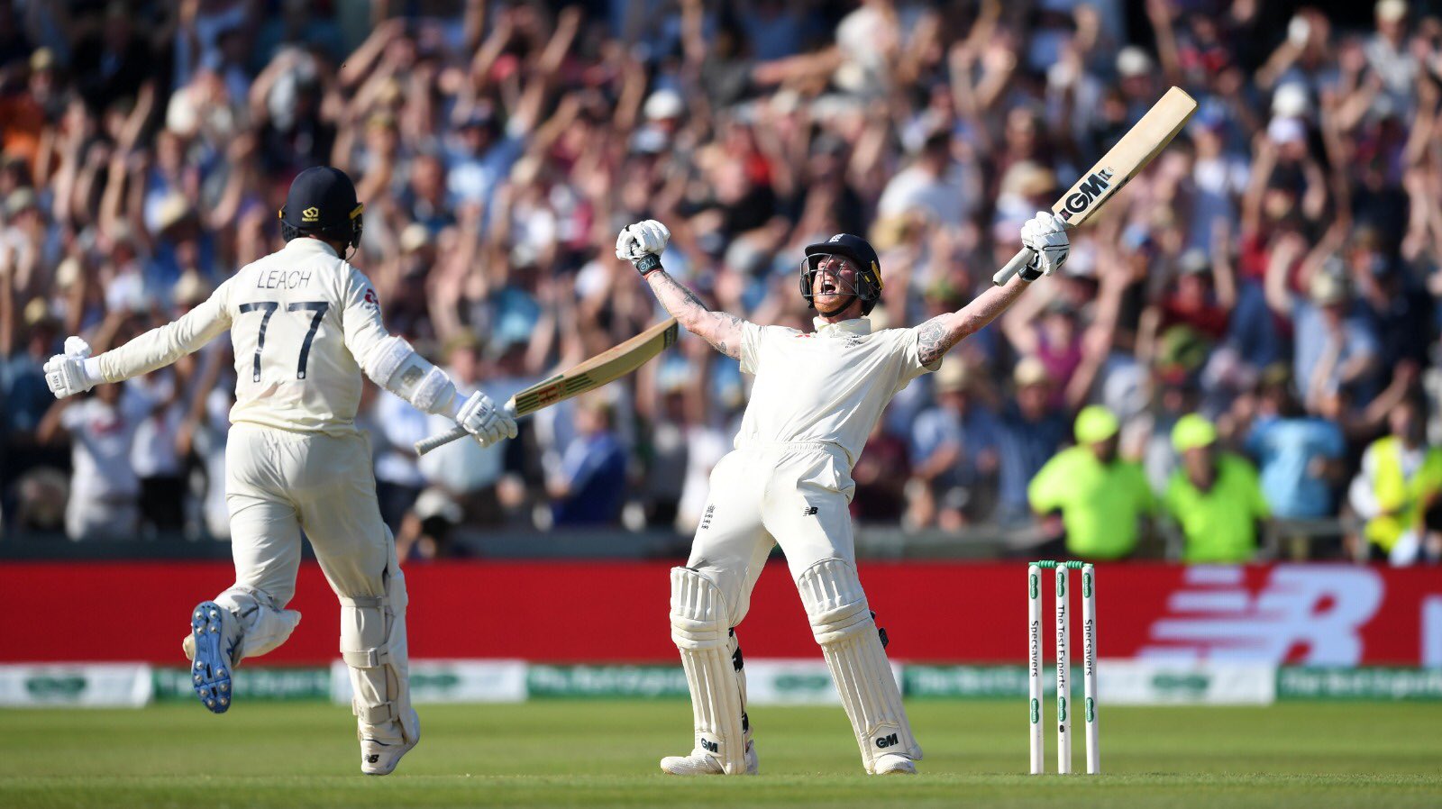 England Coach Silverwood dubbed Ben Stokes as "talisman" who "leads from the front". (Credits: Twitter/ Joe Root)