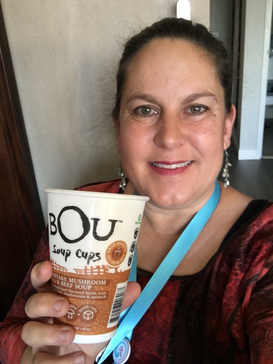 MtnHouseMacKid's tweet photo. After a long day of traveling having a cup of #bouforyou beef and mushroom hit the spot. #mkmeetup #ad #sponsor #lovemymkswag https://t.co/fX0E6rN8uU