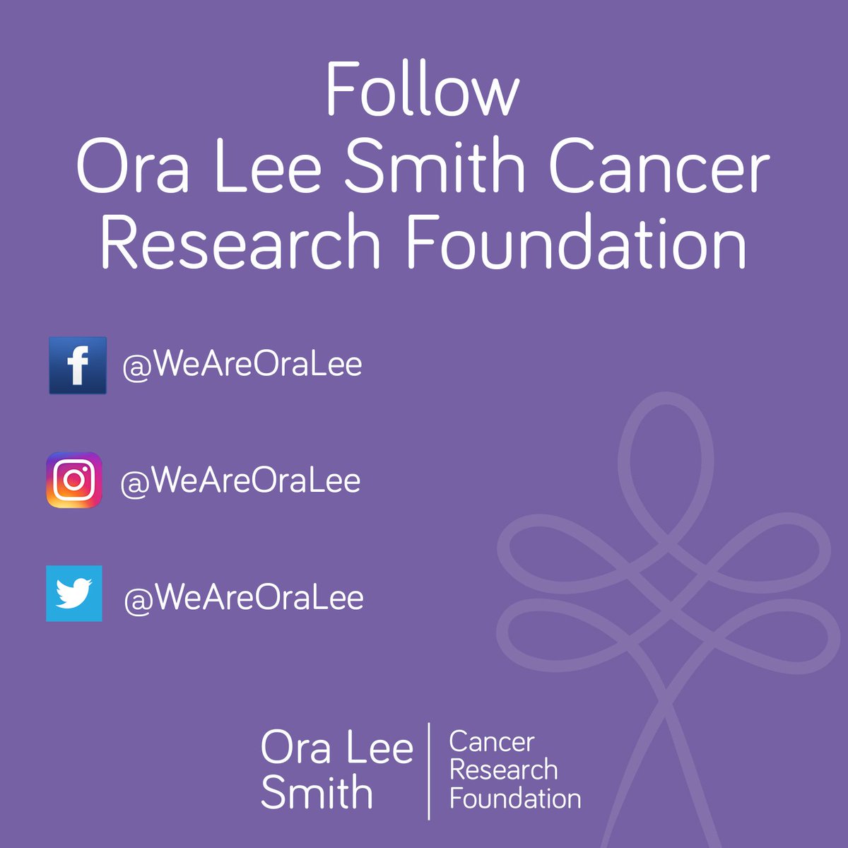 Please follow our Ora Lee Smith Cancer Research (<a href="/weareoralee/">Social Media</a>) page on all social media platforms! 💜💜💜

#CancerResearch #CancerAwareness #WeAreOraLee #WeCanBeatCancer #CancerSucks #Lasers #Technology #HelpUsSaveLives