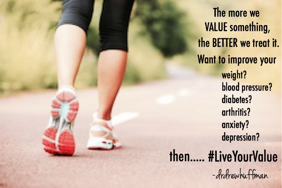 drdrewhuffman's tweet photo. This weekend, make the choice to do you better. Go ahead, live YOUR value one choice at a time. Remember, the world would not be the same without you in it!
#LiveYourValue
#ActToImpact
#HealthyLiving https://t.co/P7PH5AsCEh