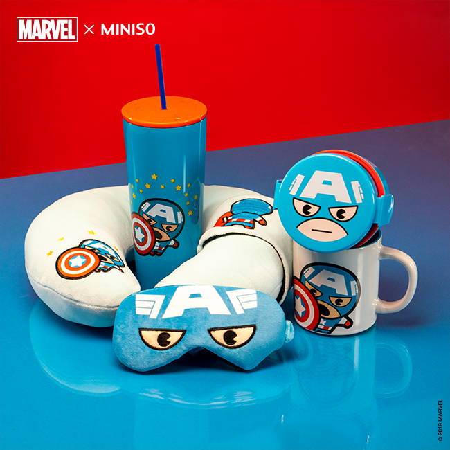 viaaltamx's tweet photo. Ponte en modo #Cap y ven por tu colección a #Miniso #ViaAlta. 🤩 ¡Avengers unidos! #TUVIAaLaDiversión #MARVELXMINISO https://t.co/x9BK6rvbyq