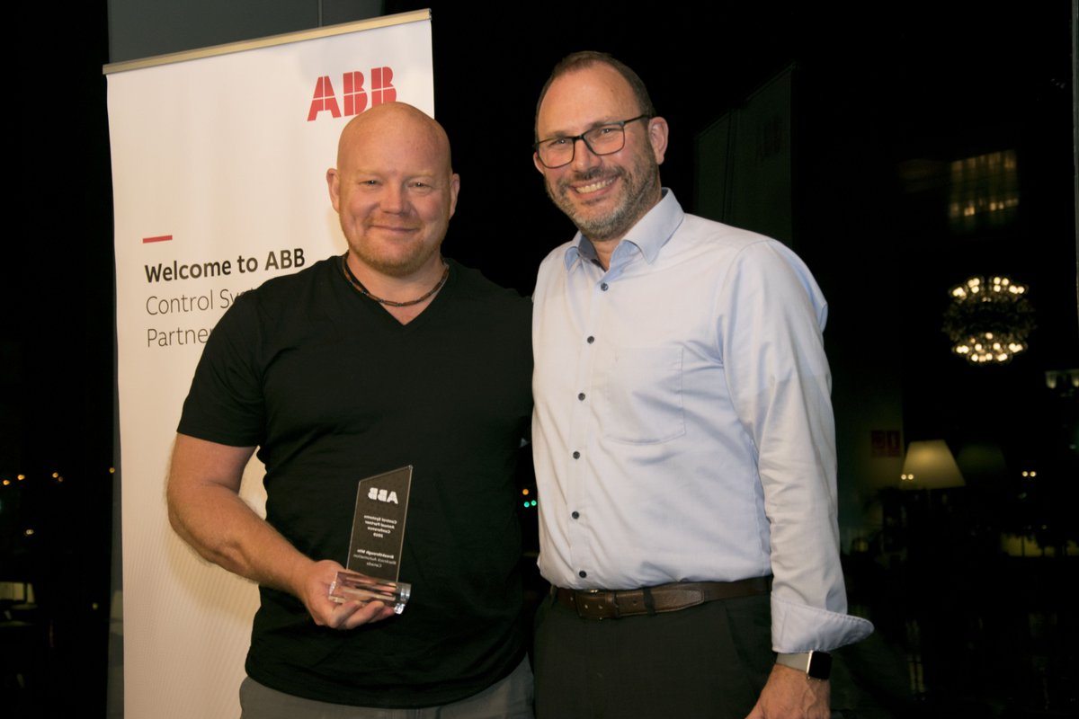 abbcontroltech's tweet photo. Fourth winner of #ABB Channel Partner Awards, announced at ABB Control Systems Annual Channel Partner Conference 2019, for category: Breakthrough Win is Blackrock Automation from Canada. #Congratulations #ABBPartnerConf We thank our #Channelpartners https://t.co/jZhlN1VBzP