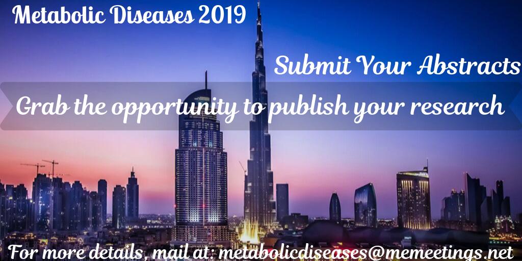 Metabolic_2020's tweet photo. Still not submitted abstracts for #Metabolic_Diseases2019!!!
Don't be late enough, Submit your abstract and get best discounts on registration and accommodation for the Conference.
#Endocrinologists #November2019 #Dubai #UAE https://t.co/0OHEVAS4Ci