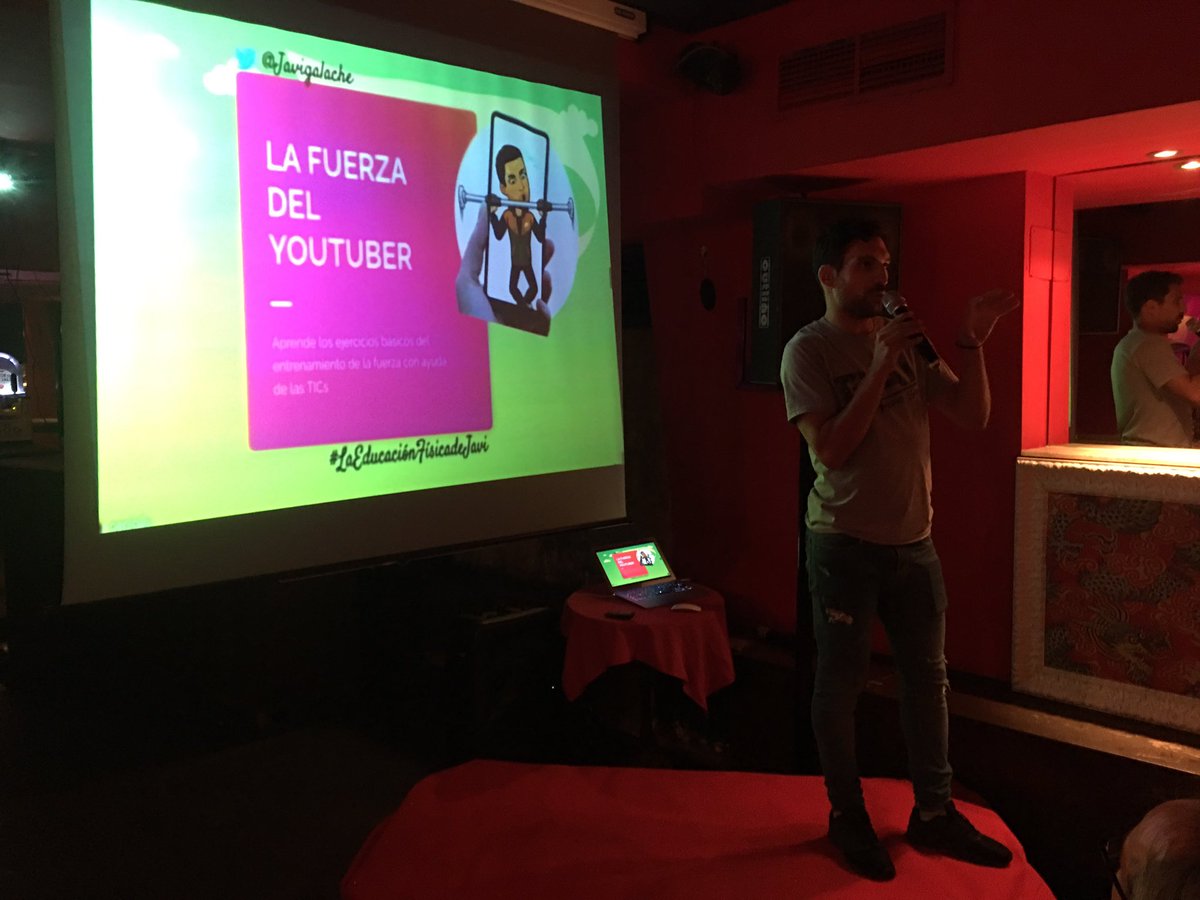 Nuestro compañero #EDUFIS <a href="/JaviGalache/">Javi Galache -Laboratorio MOTRIZ-</a> nos ilustra con la píldora “La Fuerza del Youtuber” en <a href="/innobaredu/">InnoBAR</a> #InnobarSalamanca <a href="/nortesport/">eNe oposiciones</a>