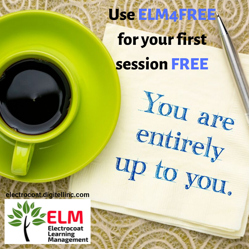 electrocoatassn's tweet photo. Everything you do is up to you--especially when it comes to education. Continue to learn and train your knowledge in #electrocoat with the #ELMsystem.
Use promo code #ELM4FREE by September 30th for one session FREE! https://t.co/GaMT8TvK3E. https://t.co/maPuiKlcRS