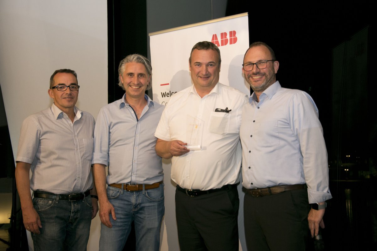 abbcontroltech's tweet photo. Third winner of #ABB Channel Partner Awards, announced at ABB Control Systems Annual Channel Partner Conference 2019, for category: Commitment Star is Process Automation Solutions
from Germany. #Congratulations #ABBPartnerConf We thank our #Channelpartners https://t.co/EETVNs2j1j