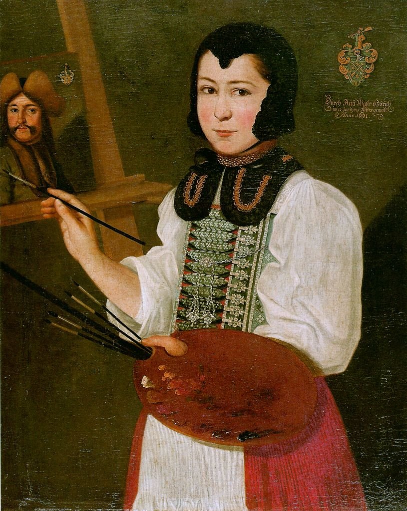 OldPortraiture's tweet photo. Died #OnThisDay in 1714: #Swiss #painter Anna #Waser (1678-1714)
#Selfportrait, 1691
#AnnaWaser #WomenArtists #Portraiture #SwissArt
#KunsthausZürich https://t.co/IkCmSdQcWr