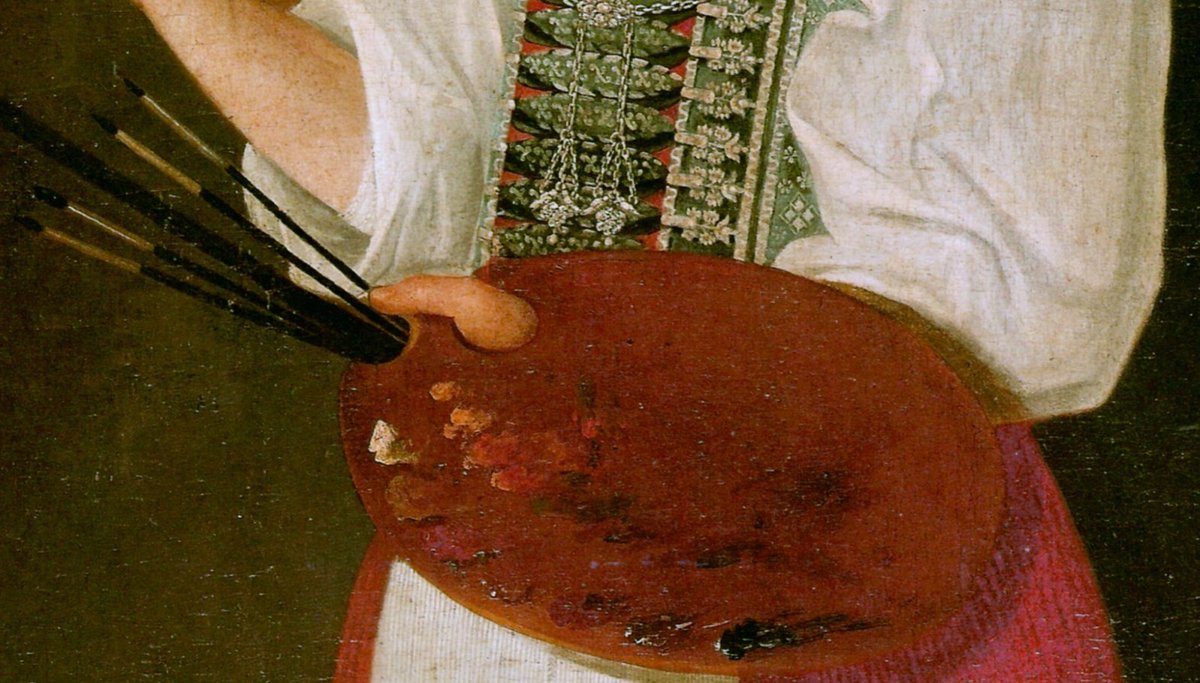 OldPortraiture's tweet photo. Died #OnThisDay in 1714: #Swiss #painter Anna #Waser (1678-1714)
#Selfportrait, 1691
#AnnaWaser #WomenArtists #Portraiture #SwissArt
#KunsthausZürich https://t.co/IkCmSdQcWr