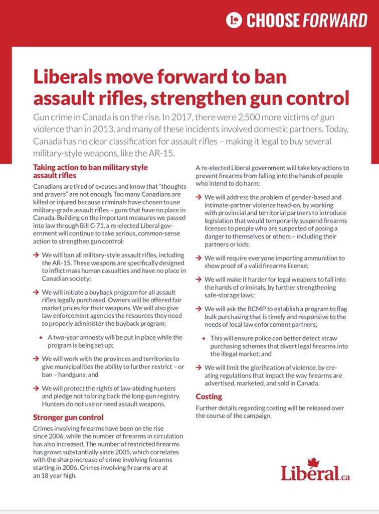 Say it with me now: “ASSAULT”👏RIFLES👏ARE👏ALREADY👏PROHIBITED👏IN👏CANADA👏