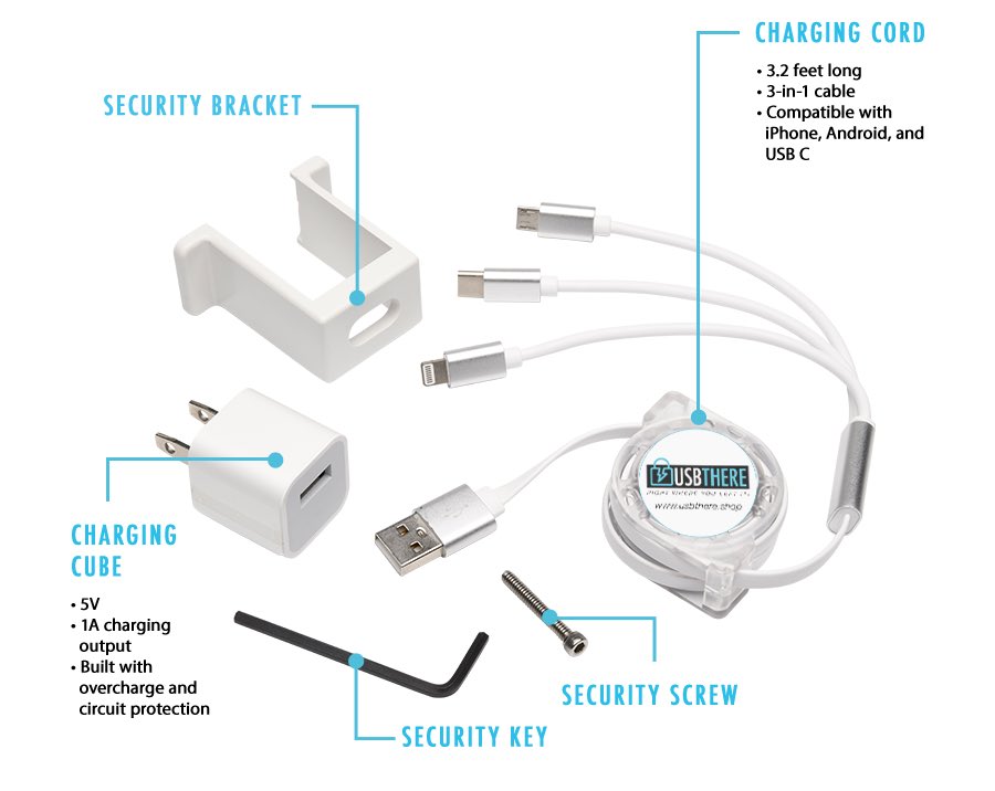USBthere_shop's tweet photo. ⭐️DID YOU KNOW...
USBthere isn't JUST a charger lock -- it is a COMPLETE KIT that gives you everything you need to put your charger on lockdown. 💯
➡️  https://t.co/gnpuWtTr3K

#techaccessories #techmom #gadget #techgadget #dadlife #dadhack #momofteens #dadofteens #foundonamazon https://t.co/nvt0nyETv5