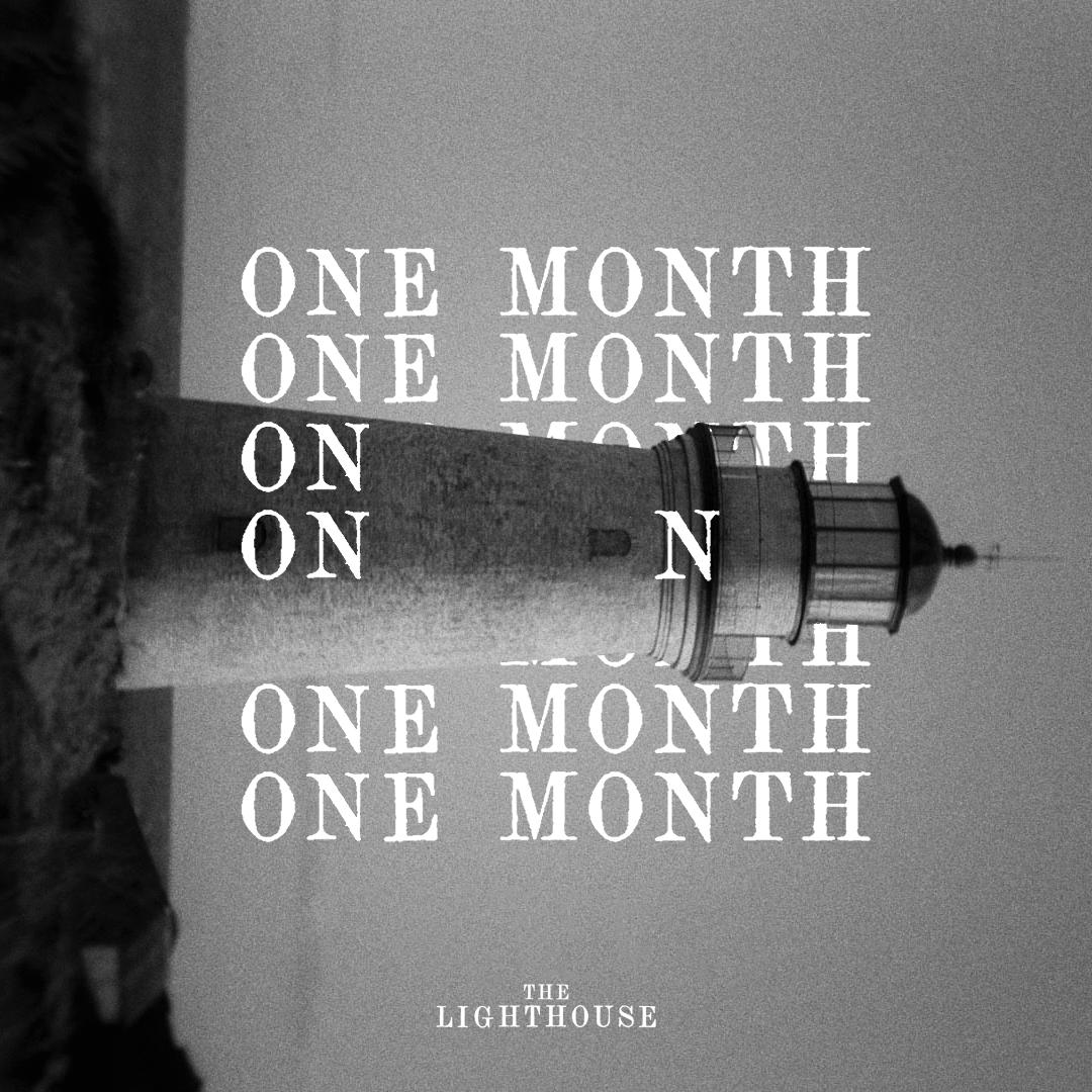 A24's tweet photo. One month? Four weeks? Help me... to recollect! #TheLighthouse https://t.co/Ebj0Ktz7ob