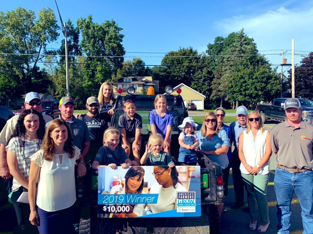 YCSknights's tweet photo. Thanks to our local farmers. York Central received an @AmericasFarmers Grow Rural Education grant. We are using it to purchase 15 cutting edge minicomputers, sensors, monitors, and accessories. #GrowRuralEducation https://t.co/o5X4GSYFmU