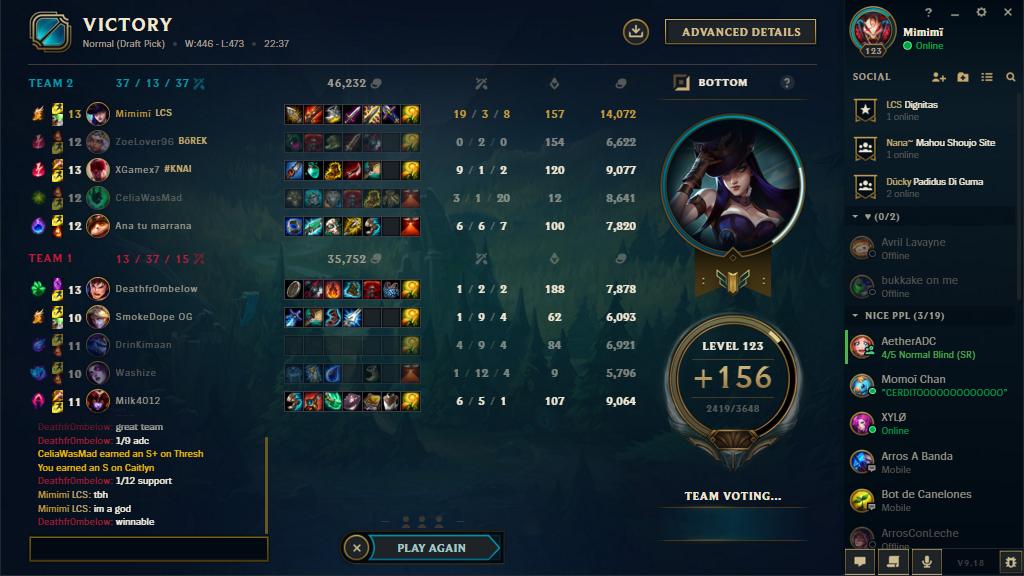 Yui on Twitter "nerf cait pls best support eu SadakoUwU https//t.co/32EInKtOLR" / Twitter