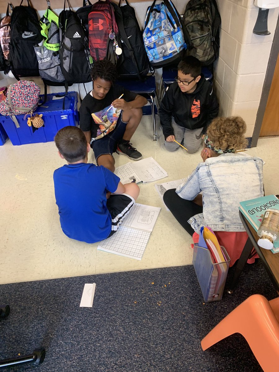 Math conferencing week 2. Lots of great discussion on how to apply different math strategies to solve the same problem.#ProblemOfTheWeek #teamcarlske #teamtruskson