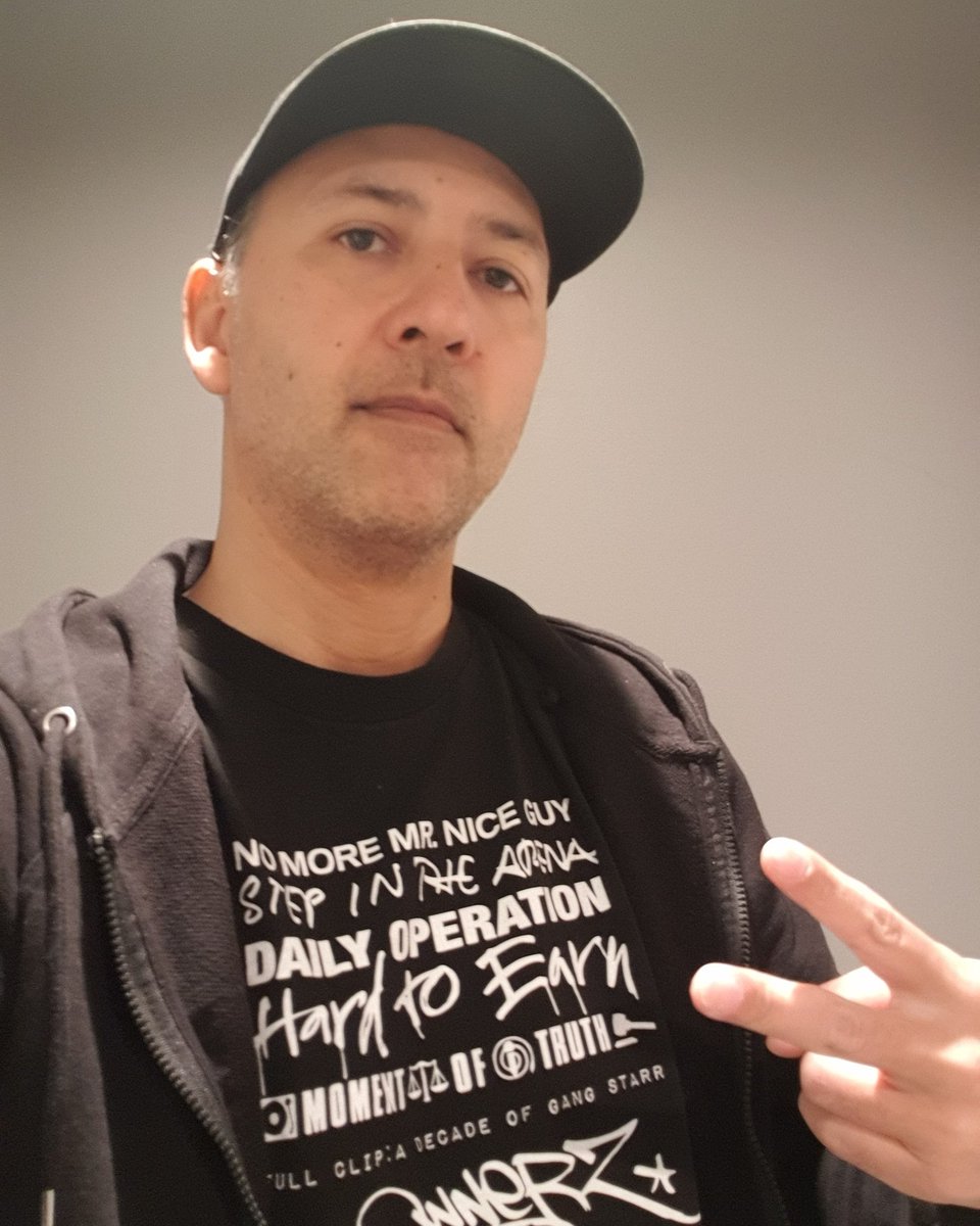 A special day calls for a special tee. #familyandloyalty #gangstarr4ever