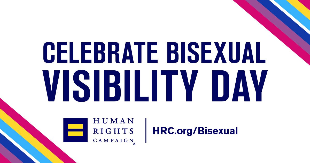 Celebrate Bisexual Visibility Day