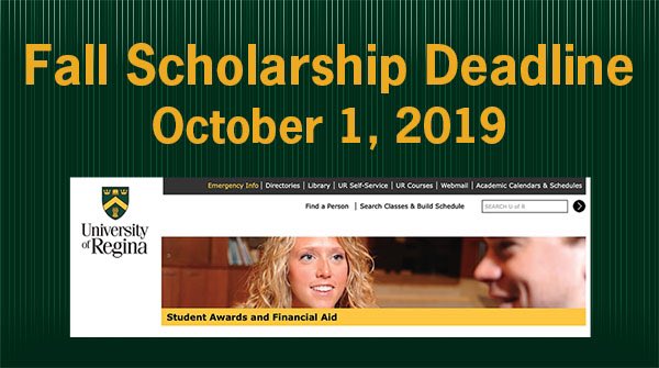 All Faculty of Kinesiology and Health Studies students are reminded to check the Scholarship and Awards website uregina.ca/safa/awards/co…
for information on the financial awards, criteria, and eligibility. ⁣⁣
⁣
The application form is only available online.