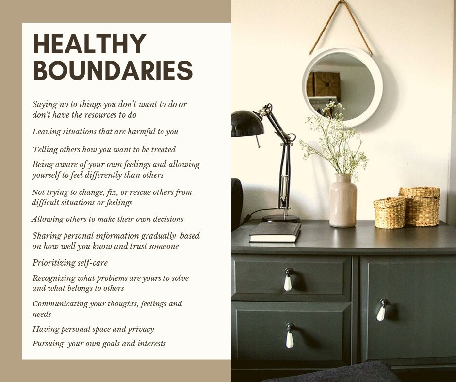 How are you at setting healthy boundaries? 🖤 #HSP