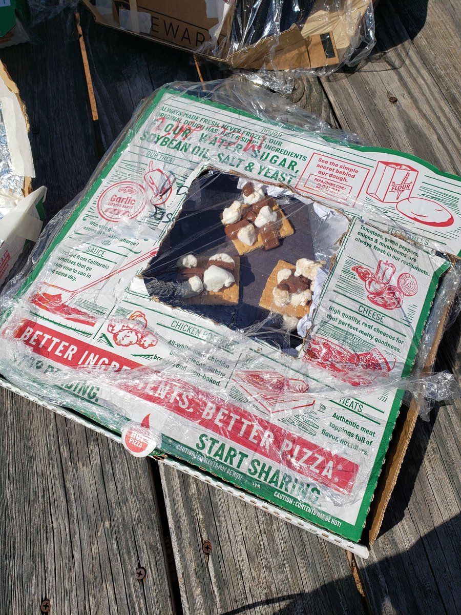 hebrewsanchor's tweet photo. Thanks @PapaJohns in Cleveland, GA for helping the 3rd graders @TesnateeGapElem become better scientists. The smores they cooked in their solar ovens were delicious! #BeMore #wcmagic #soar https://t.co/sxtg9oWa6b