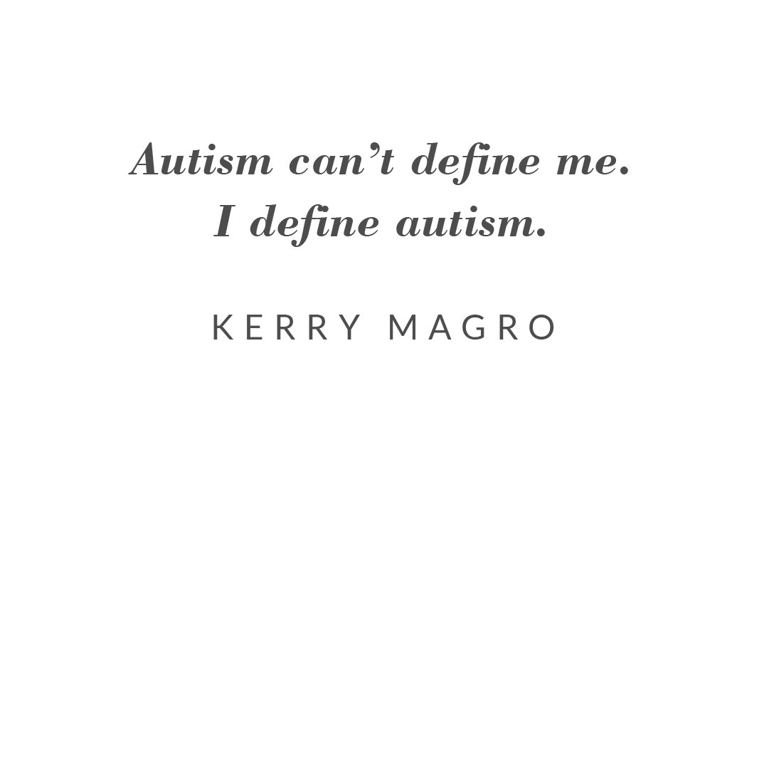 SoftubExpress's tweet photo. Kerry Magro: Autism can’t define me. I define autism. #autismawareness #autism #autismlove #autismacceptance https://t.co/h24AO4ZWwV