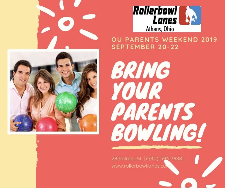 We open at 6pm don’t forget! Bring your parents bowling this weekend🎳