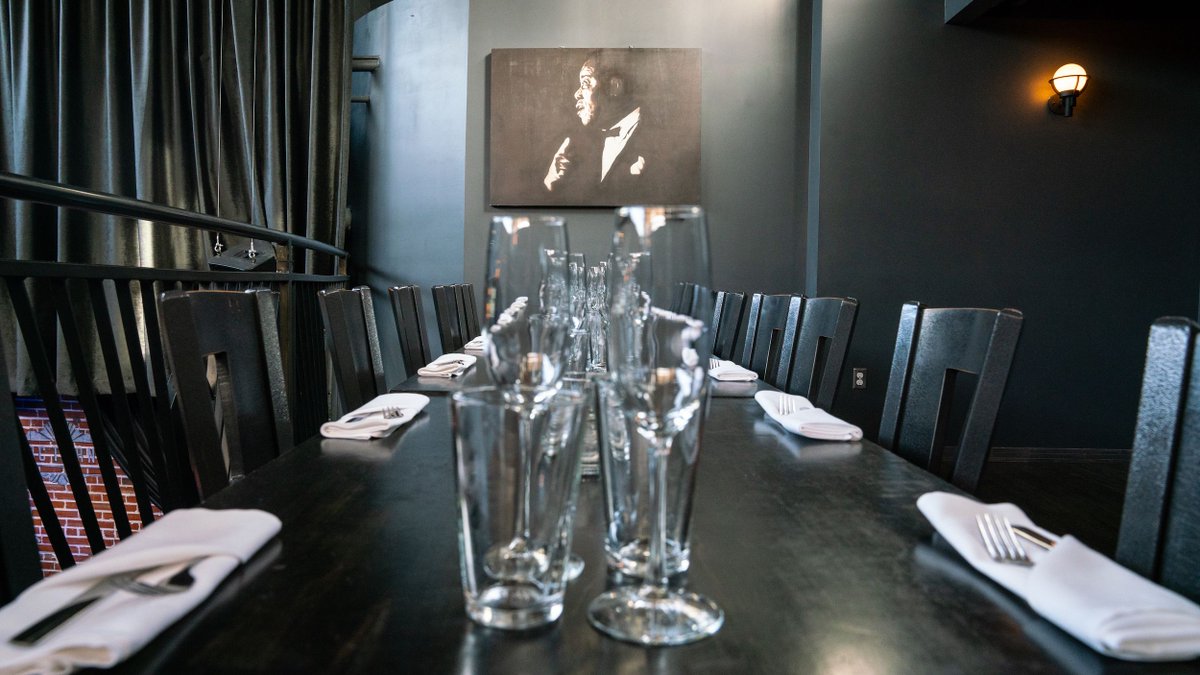 Looking for the ideal space to host a group? We 💛helping you rise above the same old private dining room experience with live music, custom cocktails, curated wine, and delicious menu options. #eatdrinkjazz #rinoartsdistrict
