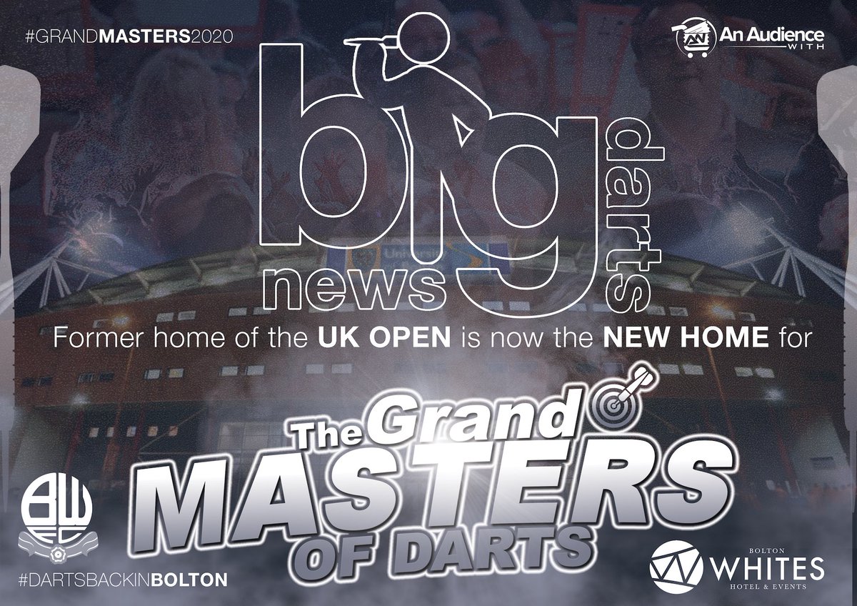 We are delighted and excited to confirm our new home will be one of darts fans favourite venues the former home of UK Open, Premier Suite at @BoltonWhitesHtl 

Confirmed date, line-up and ticket details will all be released soon.