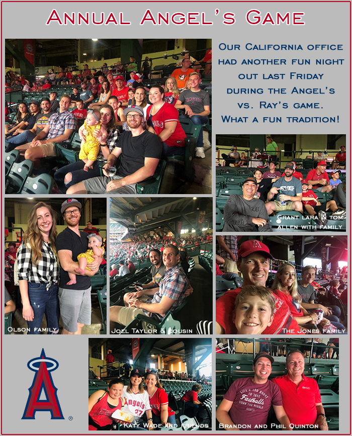 WrightEngineers's tweet photo. Definitely one of our favorite traditions is going to an Angel's game every year as an office. This year was no disappointment! #whereswright https://t.co/r91cr8HpND