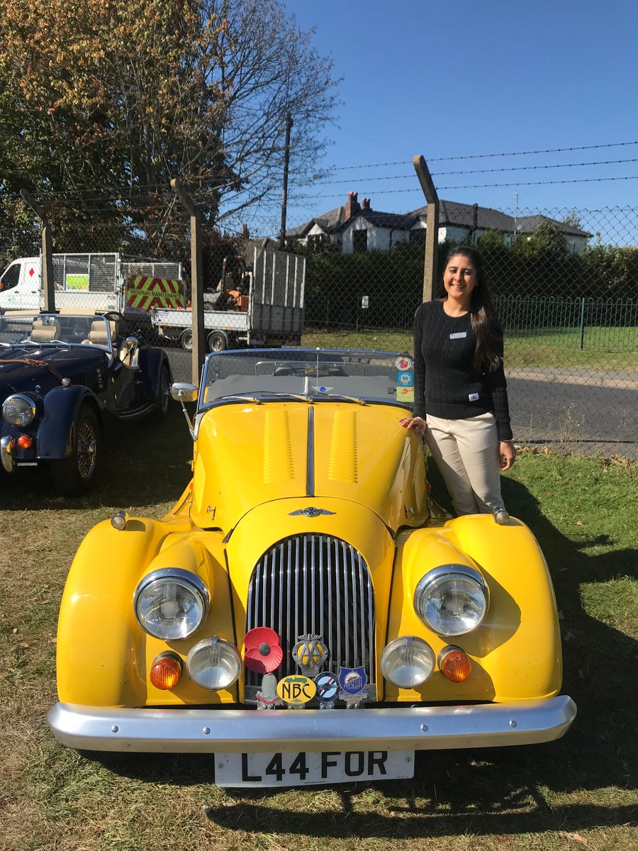 RheaChandok's tweet photo. An amazing visit to @morganmotor ! My favourite was the #handcrafted supercars! Thanks @AstonBusiness for this experience 😊 #MyAstonMBA https://t.co/MoUFhl2CdB