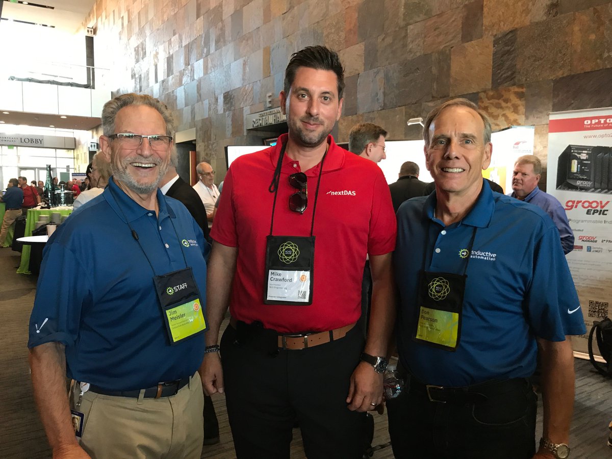 NLSEngineering's tweet photo. It was great to connect with Jim Meisler and Don Pearson from @InductiveAuto in person at ICC! More work with Ignition and Perspective is on the horizon. #ICCLimitless https://t.co/Mdxgw2DqzD