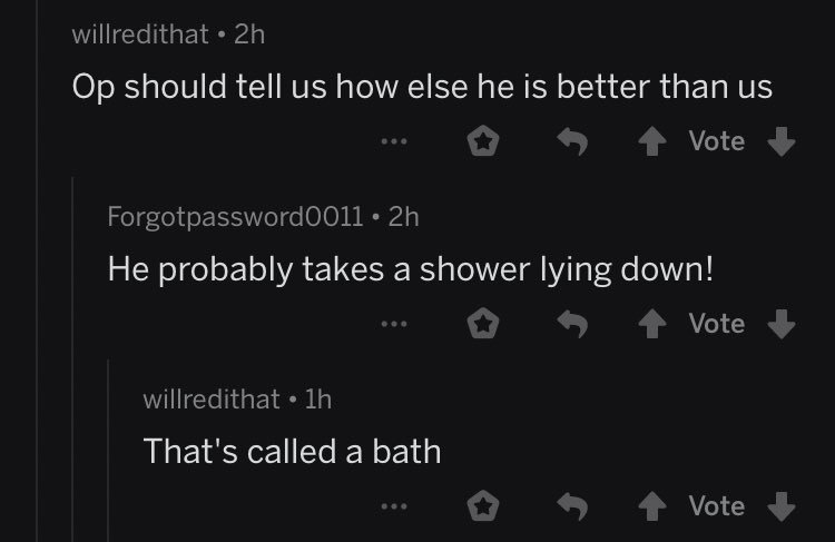 Soms schater ik het echt uit om Reddit 😂