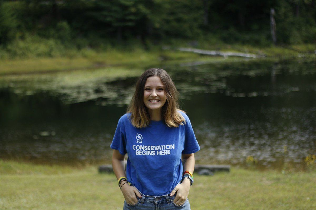 SCA_MA_Corps's tweet photo. Name: Leah
Post-program plans: Head home to Arizona, hug my dog, sleep a lot, look for a job with Parks and Rec, and start saving up for #vanlife
Fave lesson to teach? The Bee Life Cycle with my awesome bee-lovin’ TP
Fun fact: I’ll never be able to eat another PB&amp;J again https://t.co/NWcwjrxIMM