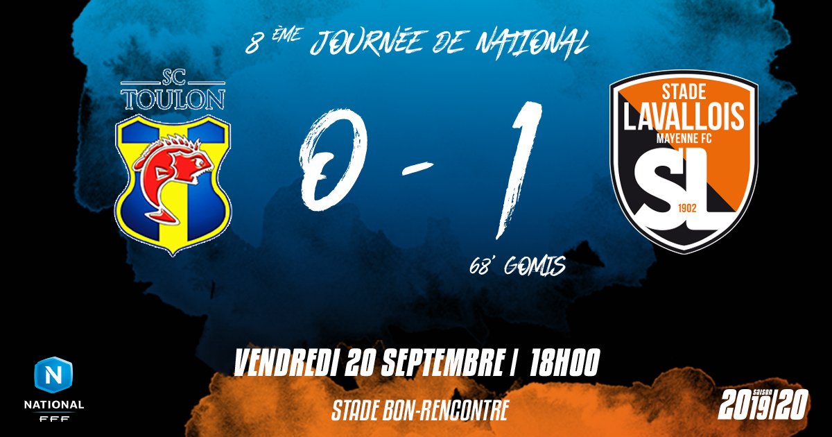 stadelavallois's tweet photo. #SCTLAVAL Les Tango s'imposent à Toulon ! (0-1) 👉 https://t.co/CpNumvHSFO https://t.co/xP4jXIK5ZR