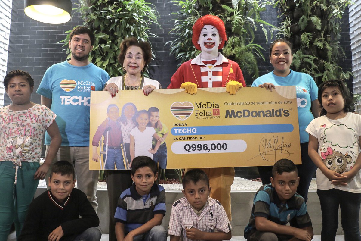McGuate's tweet photo. 💖 Gracias Guate por demostrar que tienes un corazón INMENSO 💖

Juntos logramos convertir 497,149 Big Mac en sonrisas en el #McDíaFeliz, que beneficiarán a niños de @FIRMGuatemala , @fundacionaldo,  @TECHOgua 🙌🏻

¡Nada de esto sería posible sin el apoyo de toda Guate! 🇬🇹🎉💖 https://t.co/jp1wgYTd7v