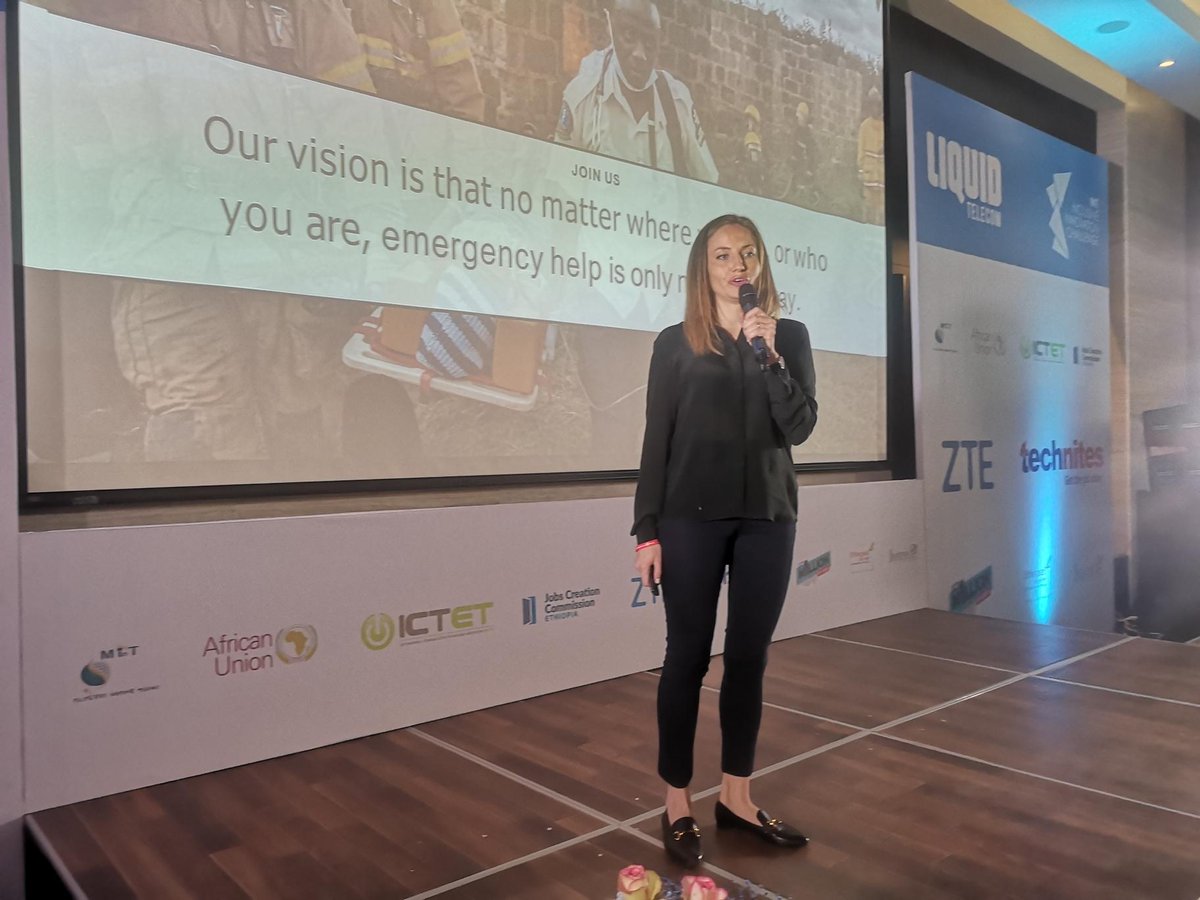 LiquidInTech's tweet photo. Maria Rabinovich, Founder of Flare Emergency Response Tech Systems in Kenya. Focused on changing the game in global emergency response, passionately explaining what her company does. 

Watch the stream live on our Facebook page https://t.co/ABqQ60jYcA #LiquidInnovation #MITIIC https://t.co/uNupjQPFu7